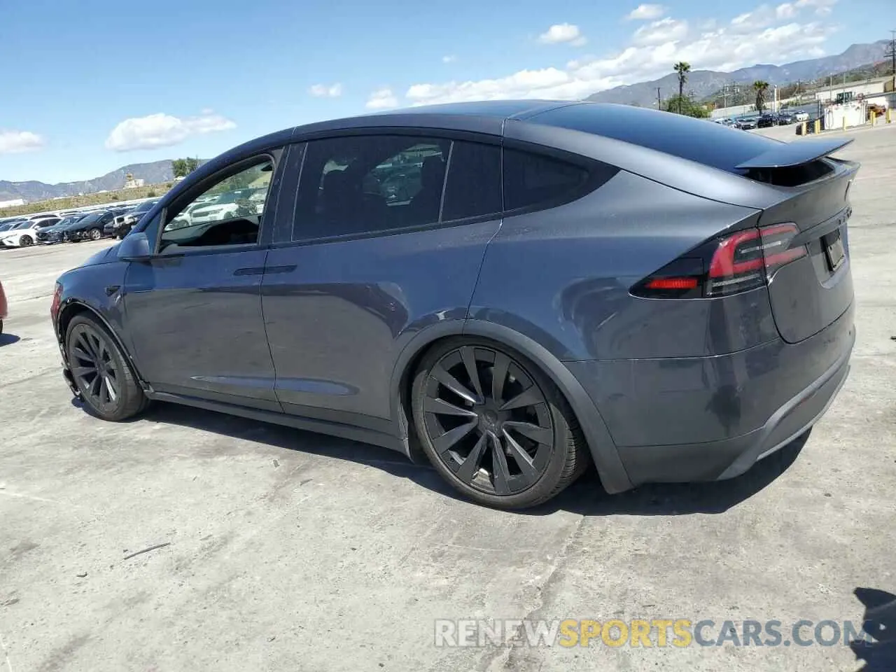 2 Photograph of a damaged car 7SAXCBE68NF362443 TESLA MODEL X 2022