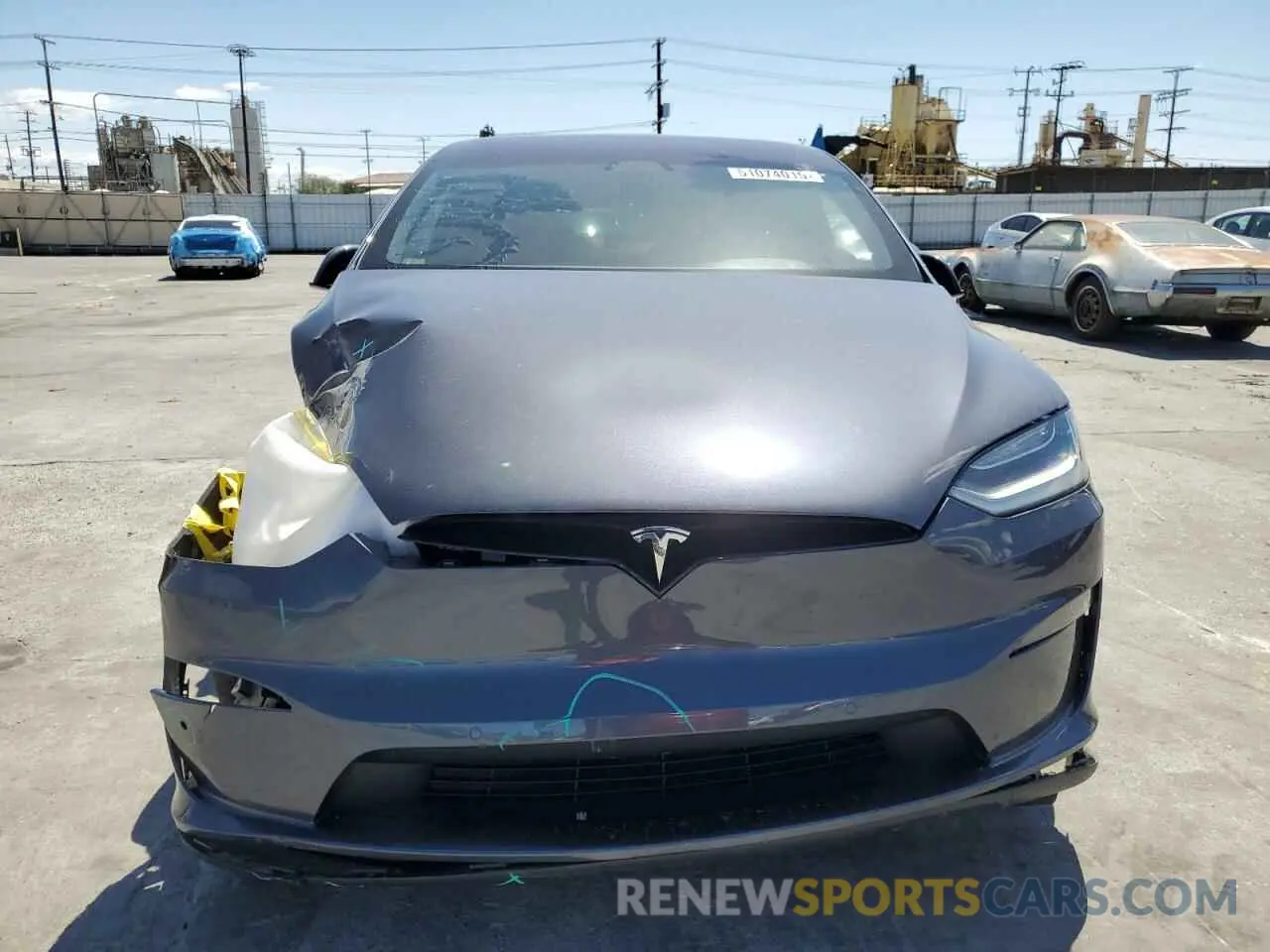 5 Photograph of a damaged car 7SAXCBE68NF362443 TESLA MODEL X 2022