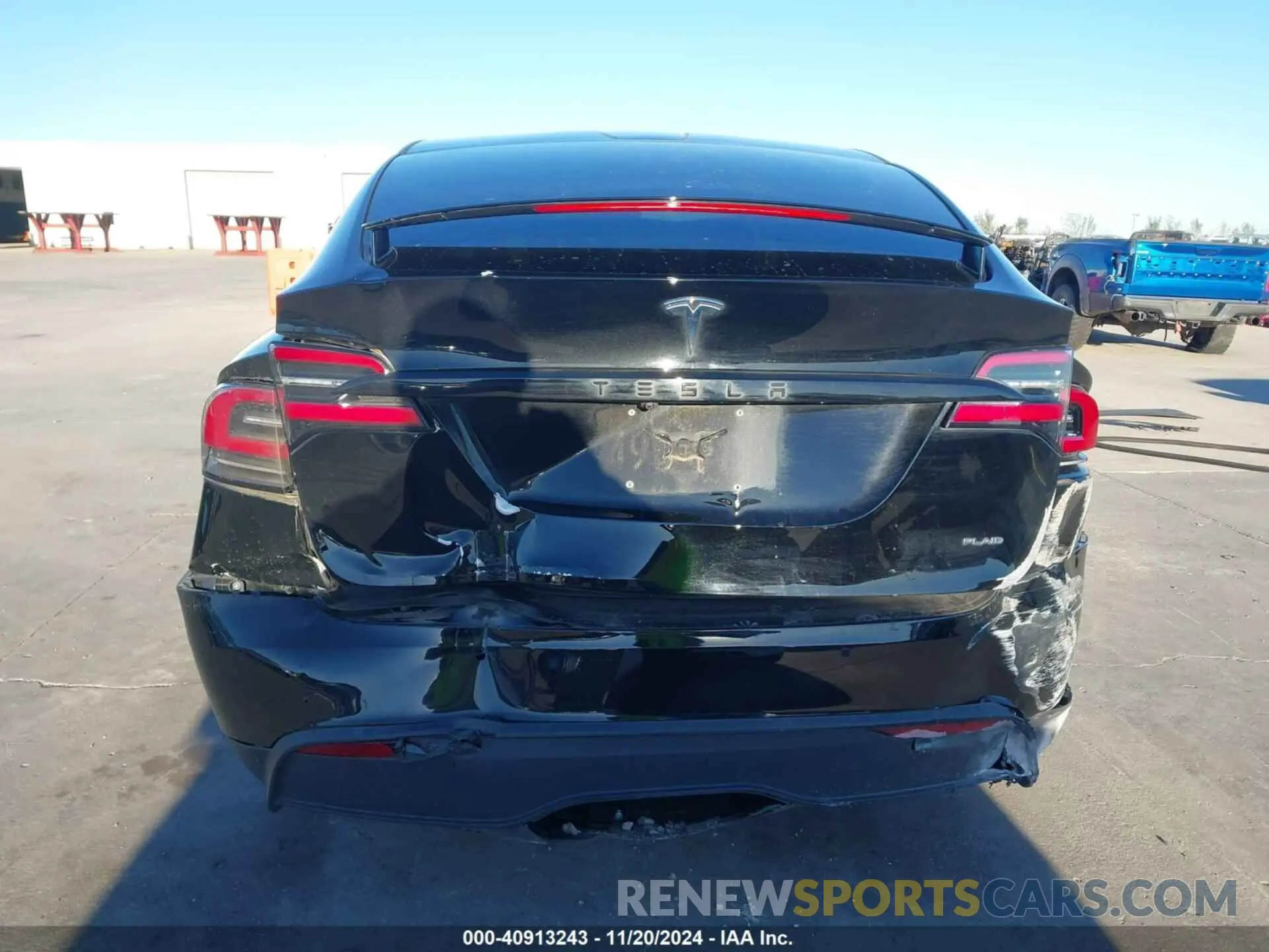 16 Photograph of a damaged car 7SAXCBE69NF332951 TESLA MODEL X 2022