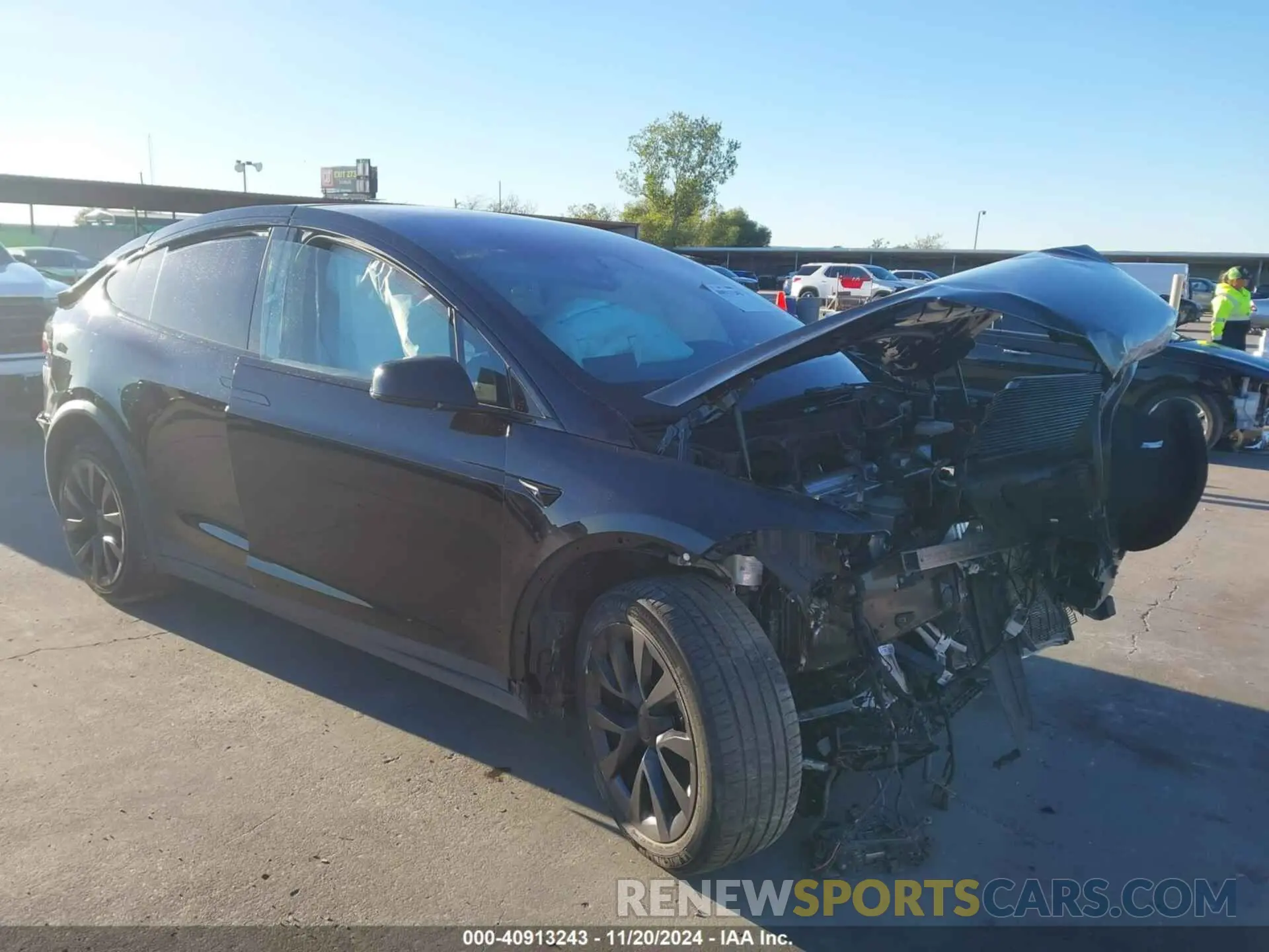 20 Photograph of a damaged car 7SAXCBE69NF332951 TESLA MODEL X 2022