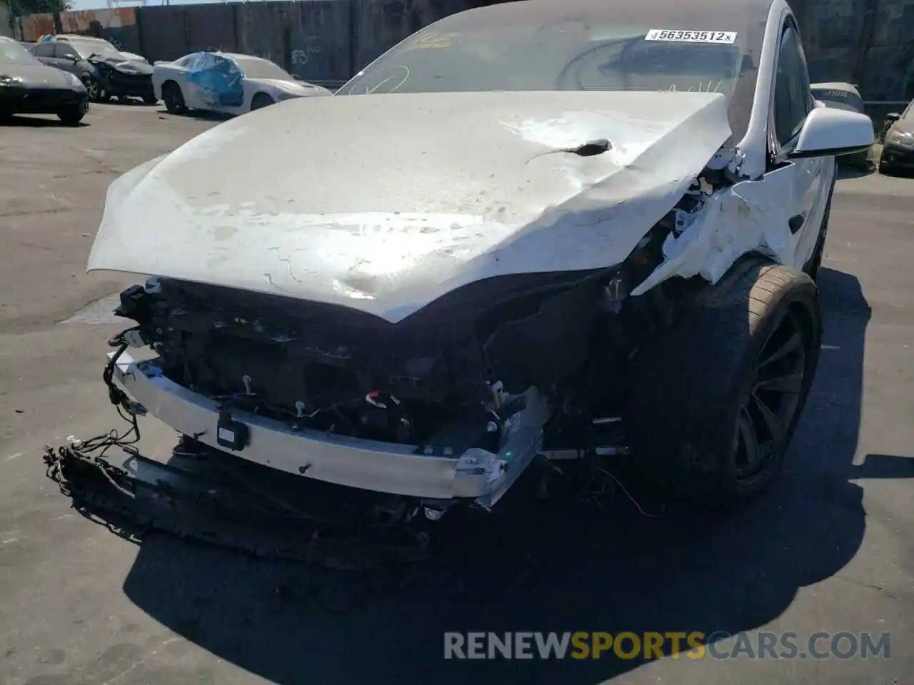 9 Photograph of a damaged car 7SAXCBE69NF337308 TESLA MODEL X 2022