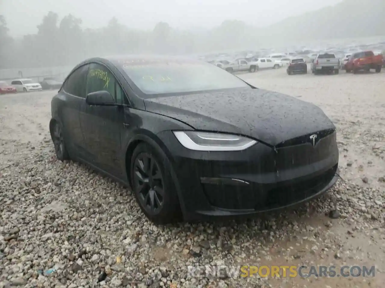 1 Photograph of a damaged car 7SAXCBE69NF343660 TESLA MODEL X 2022