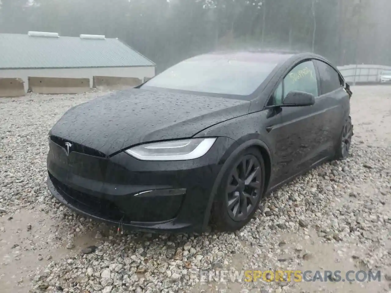 2 Photograph of a damaged car 7SAXCBE69NF343660 TESLA MODEL X 2022