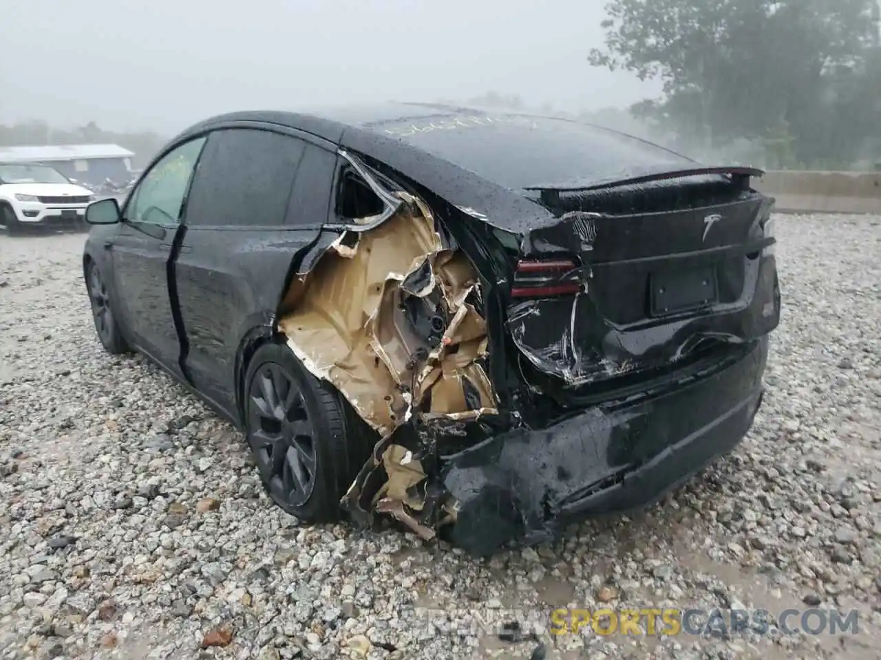 3 Photograph of a damaged car 7SAXCBE69NF343660 TESLA MODEL X 2022