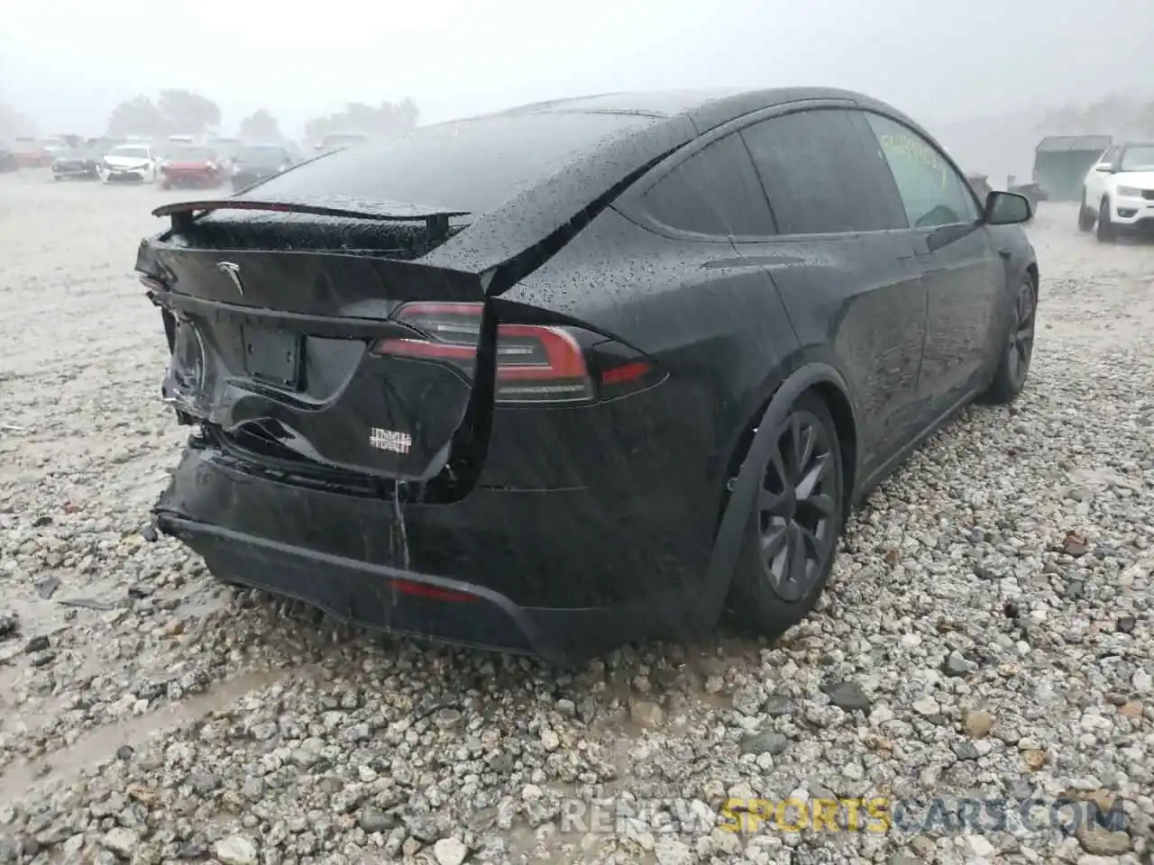 4 Photograph of a damaged car 7SAXCBE69NF343660 TESLA MODEL X 2022