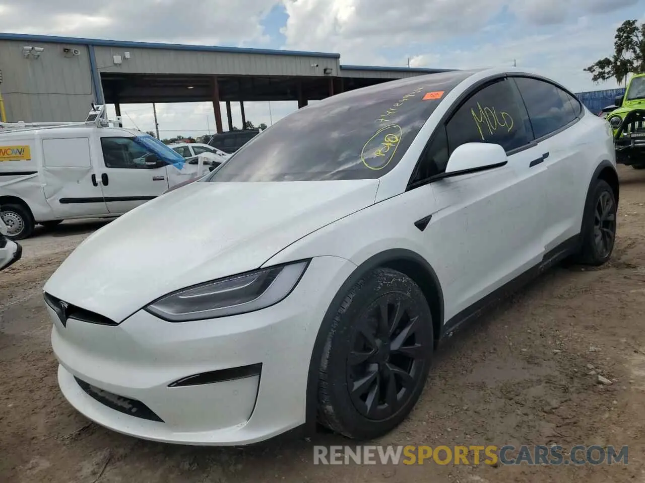 1 Photograph of a damaged car 7SAXCBE69NF354853 TESLA MODEL X 2022