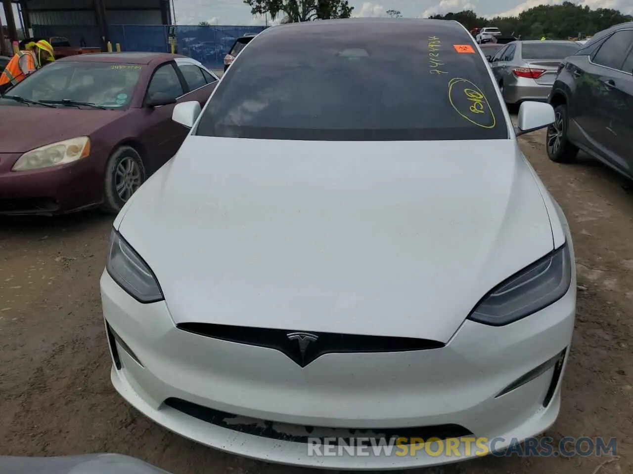 5 Photograph of a damaged car 7SAXCBE69NF354853 TESLA MODEL X 2022