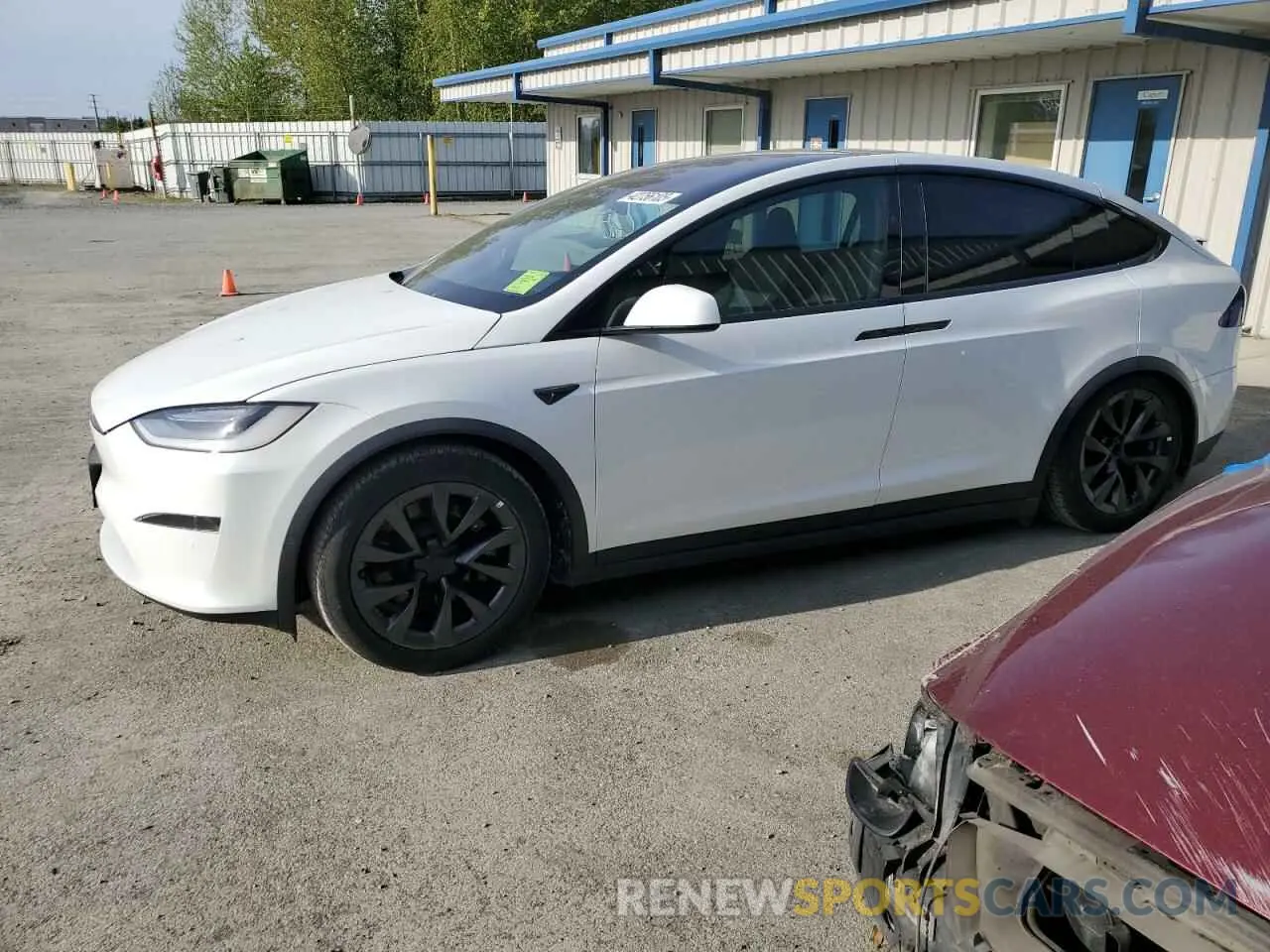 1 Photograph of a damaged car 7SAXCDE51NF342652 TESLA MODEL X 2022