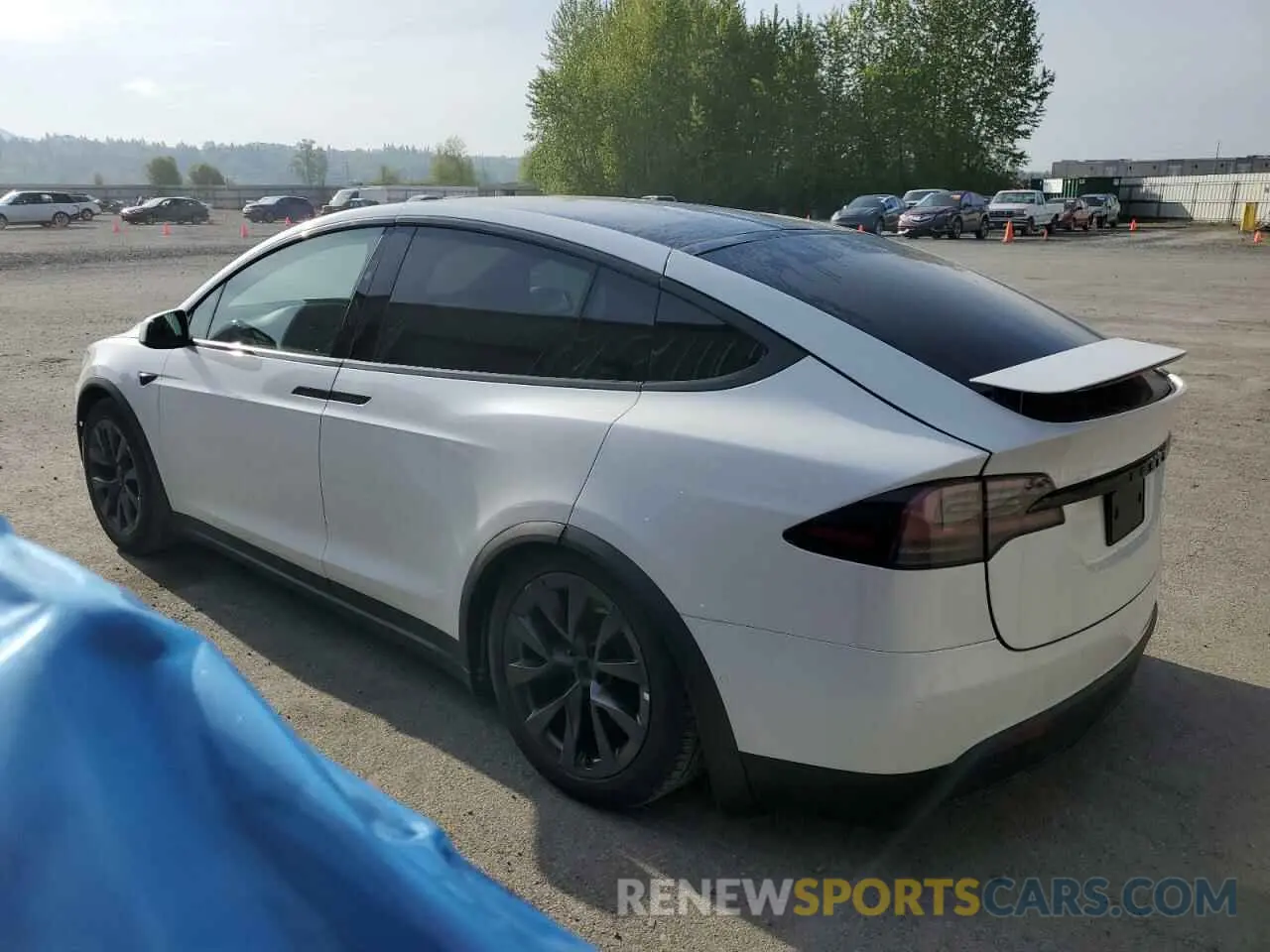2 Photograph of a damaged car 7SAXCDE51NF342652 TESLA MODEL X 2022