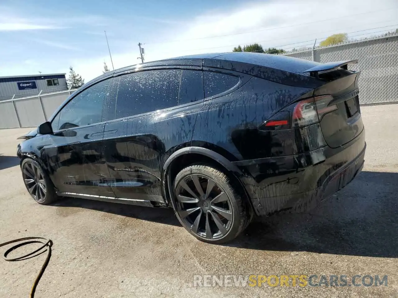 2 Photograph of a damaged car 7SAXCDE51NF346197 TESLA MODEL X 2022