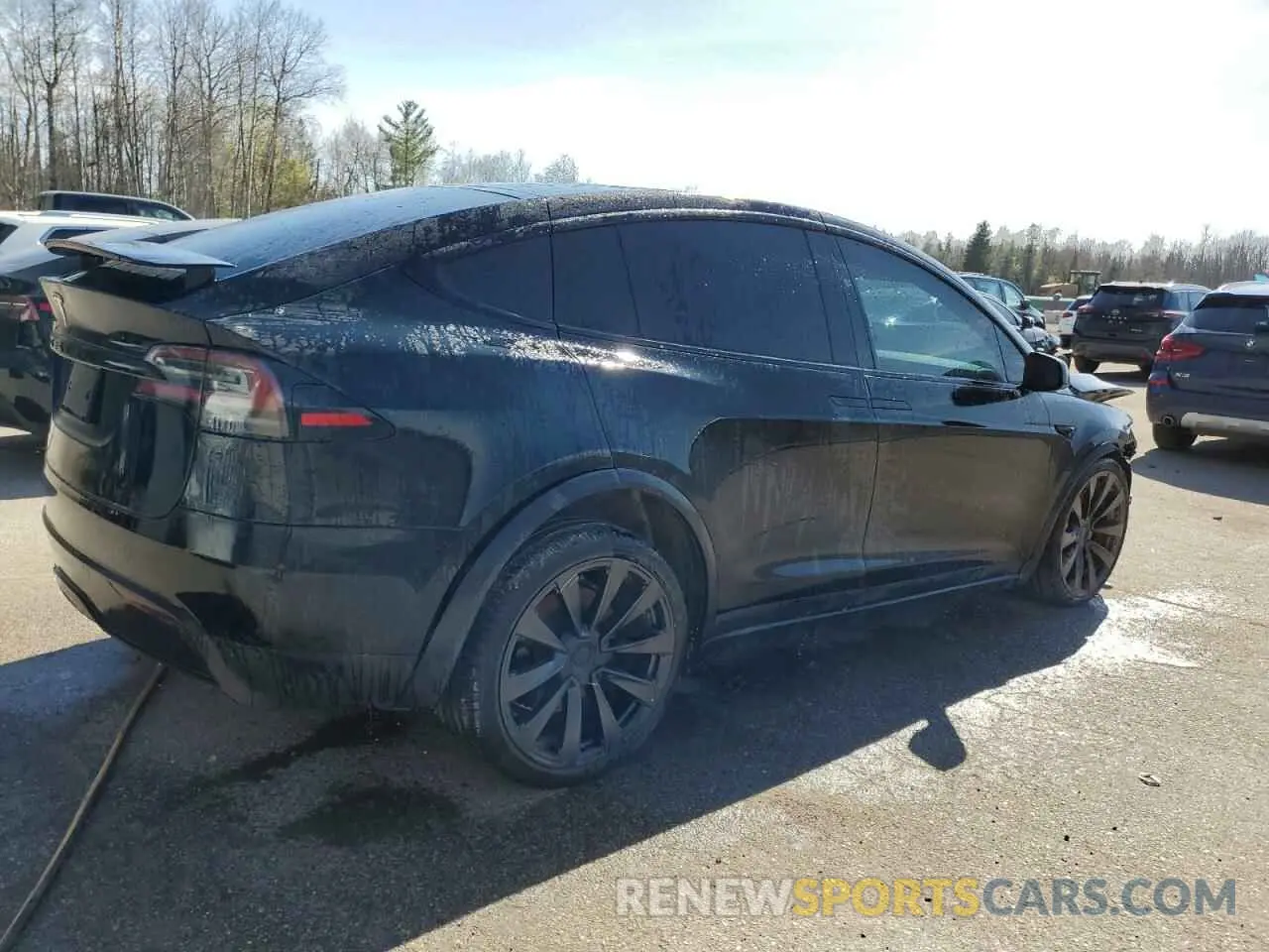 3 Photograph of a damaged car 7SAXCDE51NF346197 TESLA MODEL X 2022