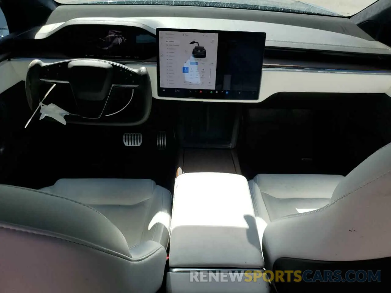 8 Photograph of a damaged car 7SAXCDE51NF346197 TESLA MODEL X 2022