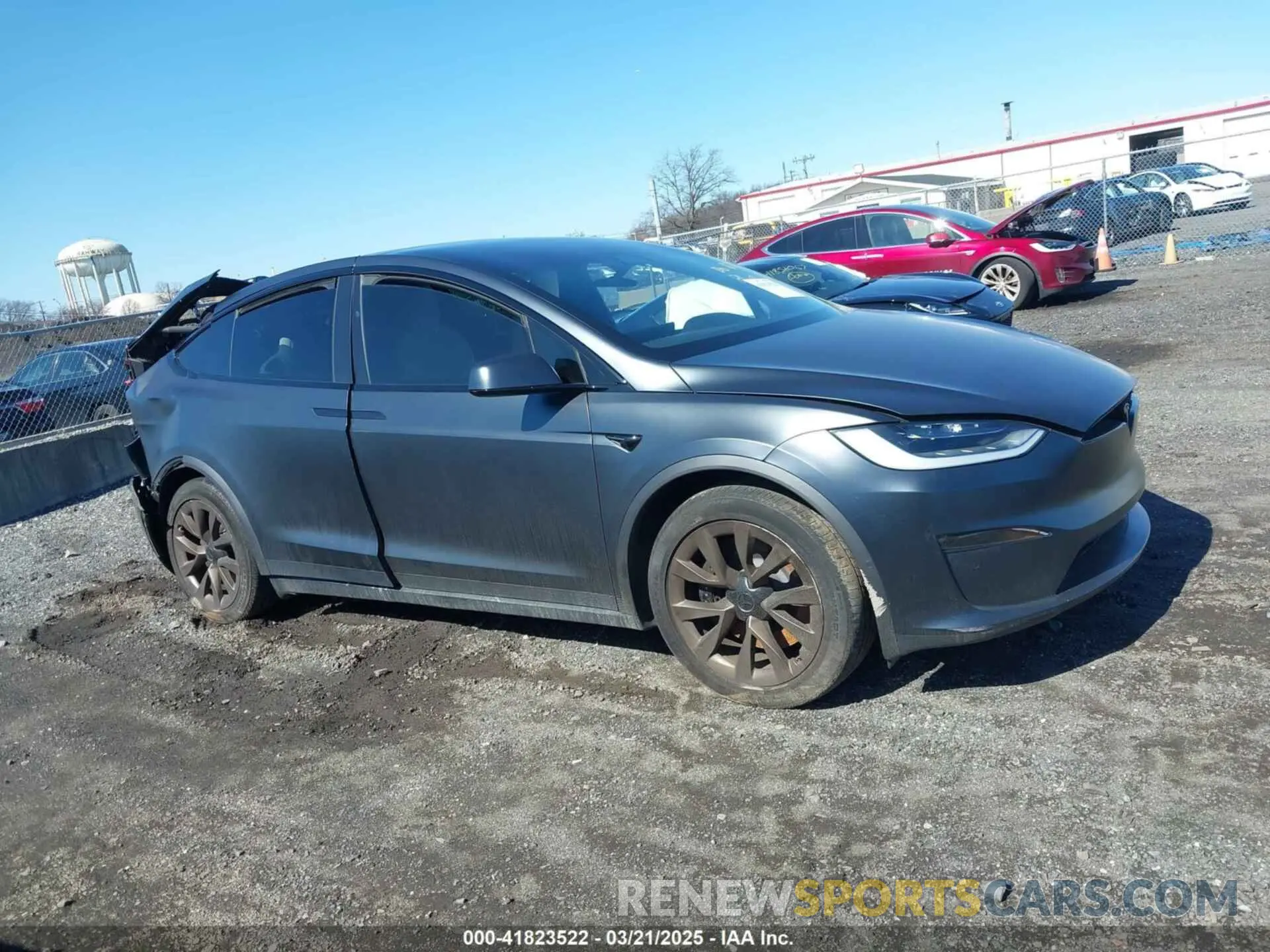 12 Photograph of a damaged car 7SAXCDE52NF345835 TESLA MODEL X 2022