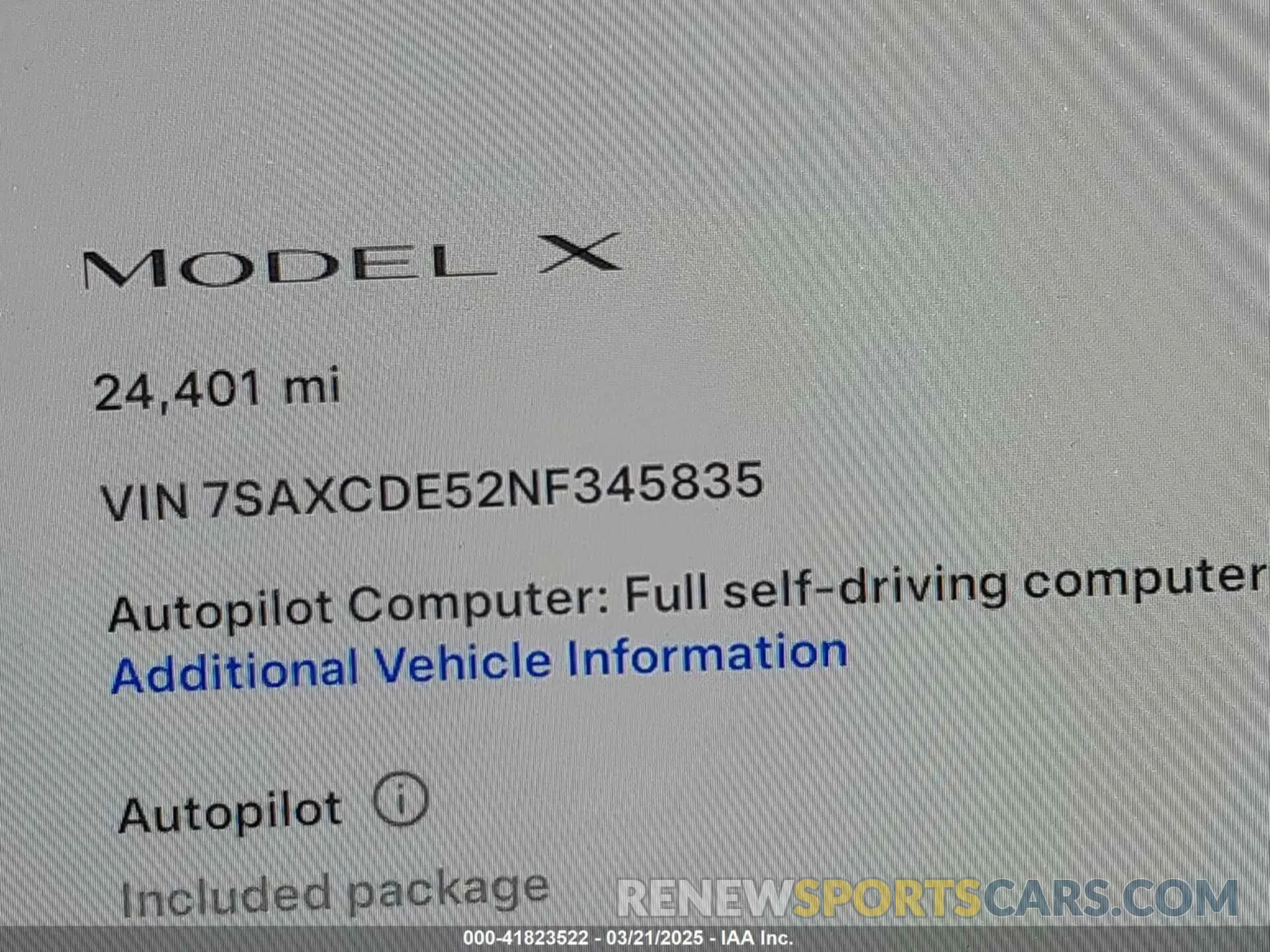 14 Photograph of a damaged car 7SAXCDE52NF345835 TESLA MODEL X 2022