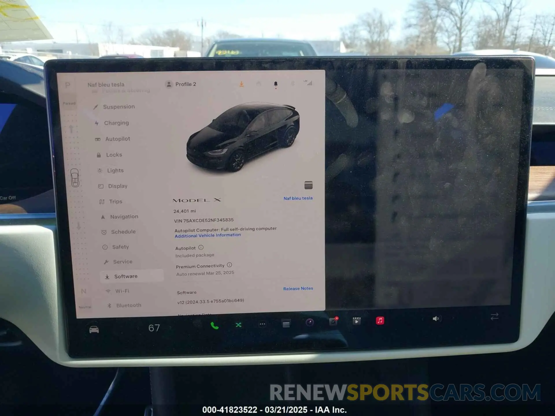 7 Photograph of a damaged car 7SAXCDE52NF345835 TESLA MODEL X 2022