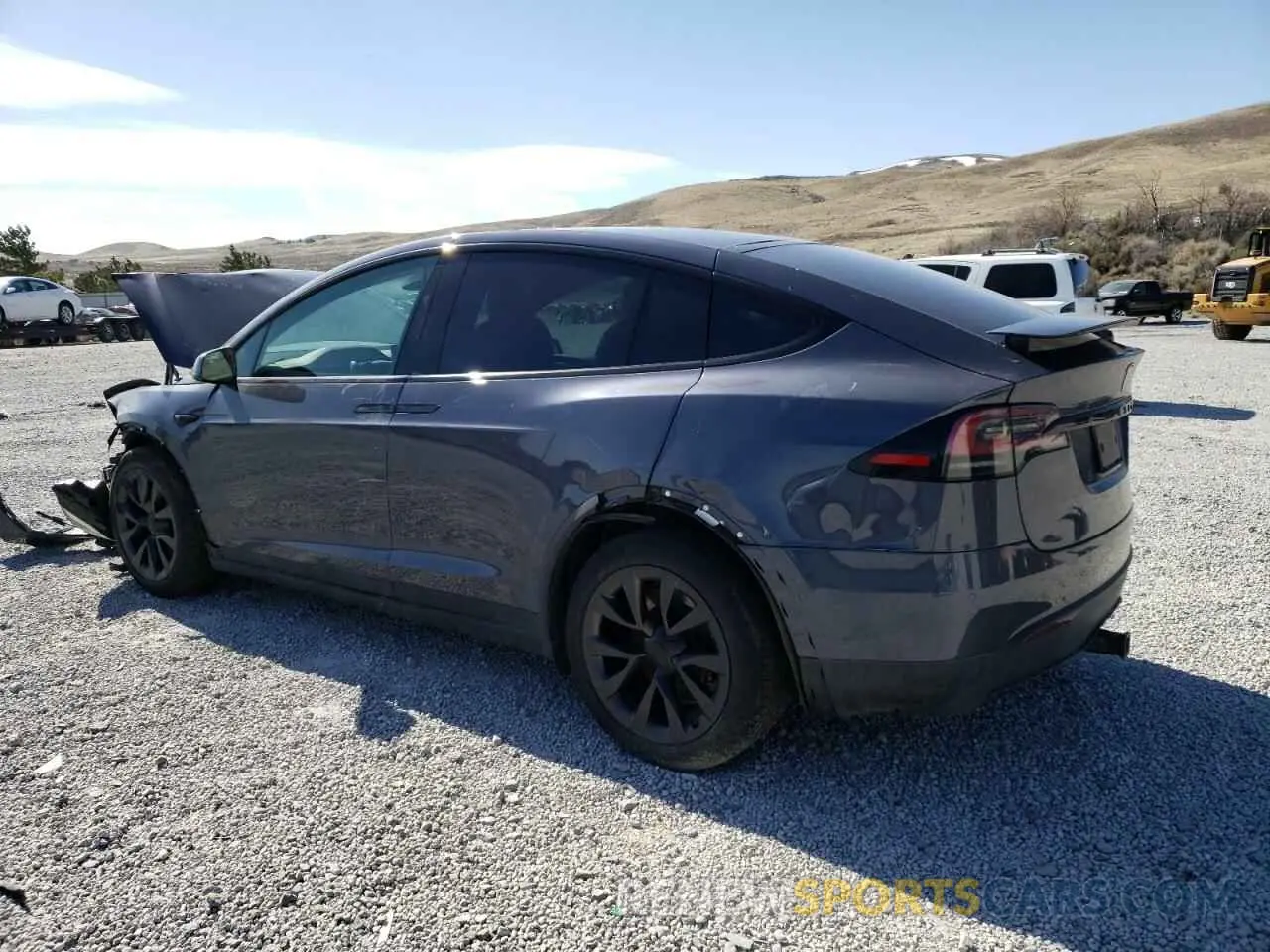 2 Photograph of a damaged car 7SAXCDE55NF362970 TESLA MODEL X 2022