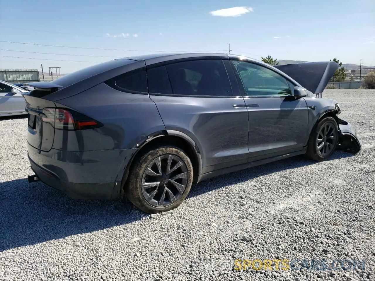 3 Photograph of a damaged car 7SAXCDE55NF362970 TESLA MODEL X 2022