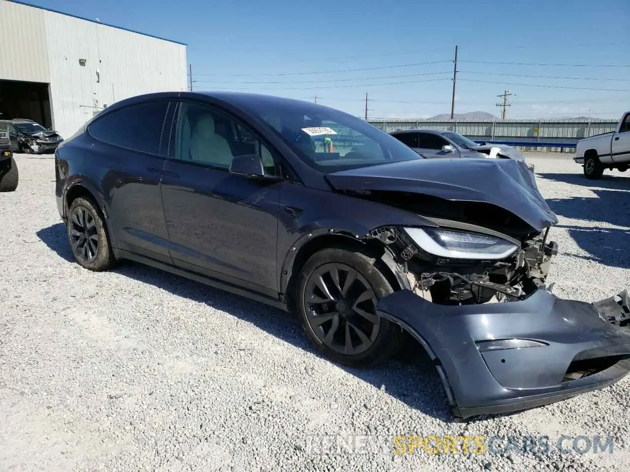 4 Photograph of a damaged car 7SAXCDE55NF362970 TESLA MODEL X 2022