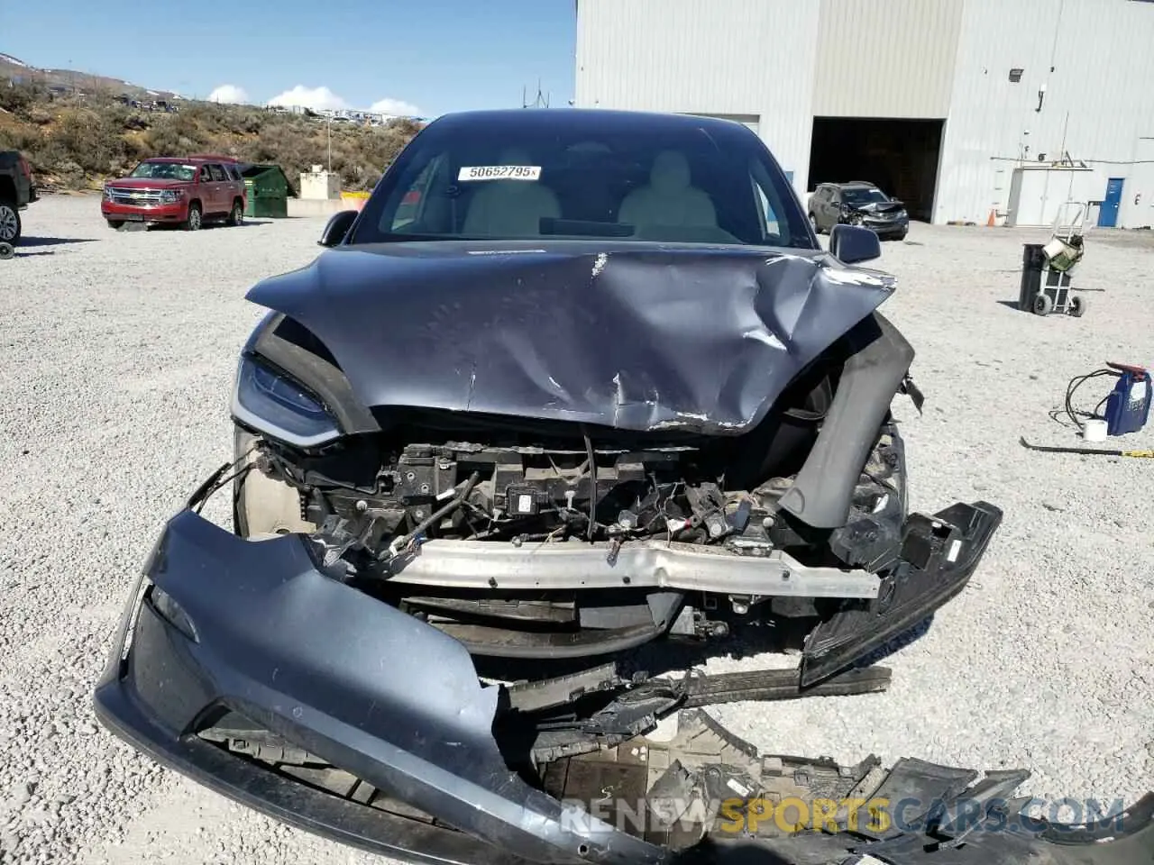 5 Photograph of a damaged car 7SAXCDE55NF362970 TESLA MODEL X 2022