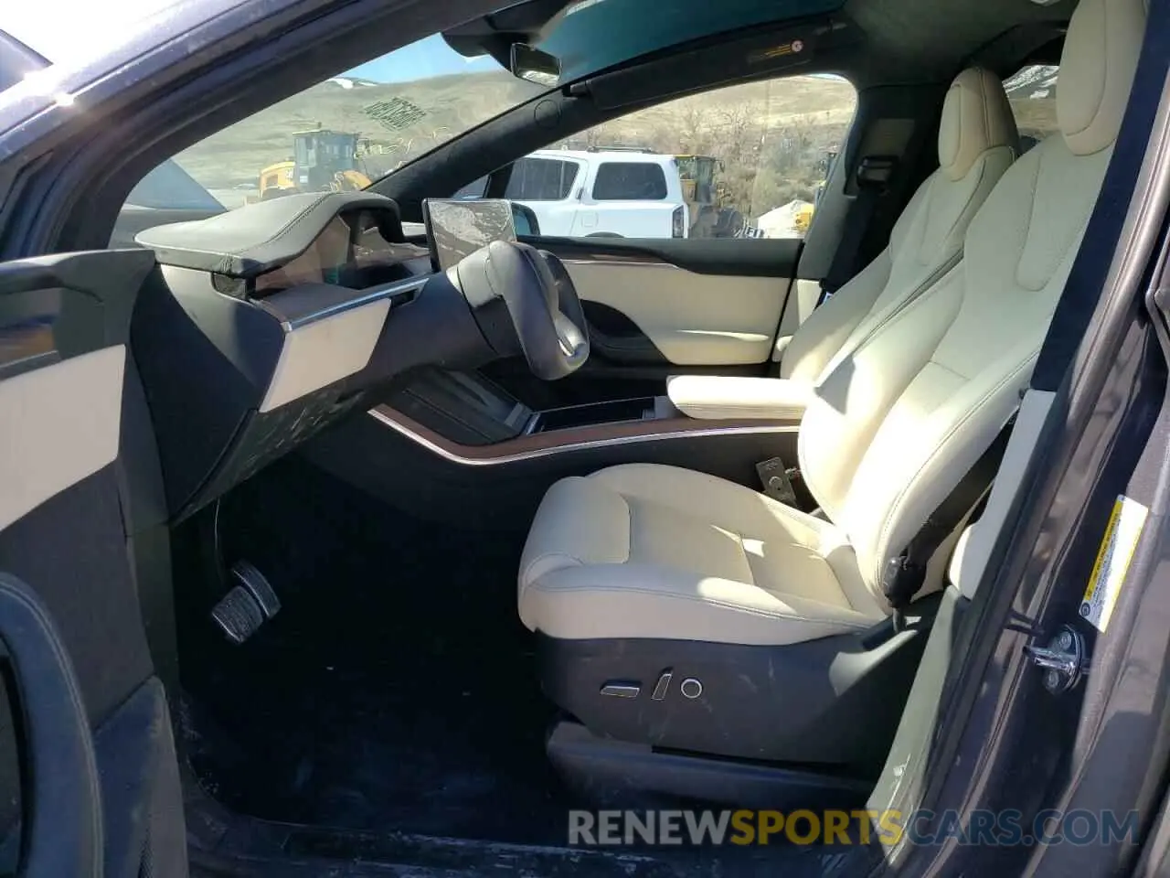 7 Photograph of a damaged car 7SAXCDE55NF362970 TESLA MODEL X 2022