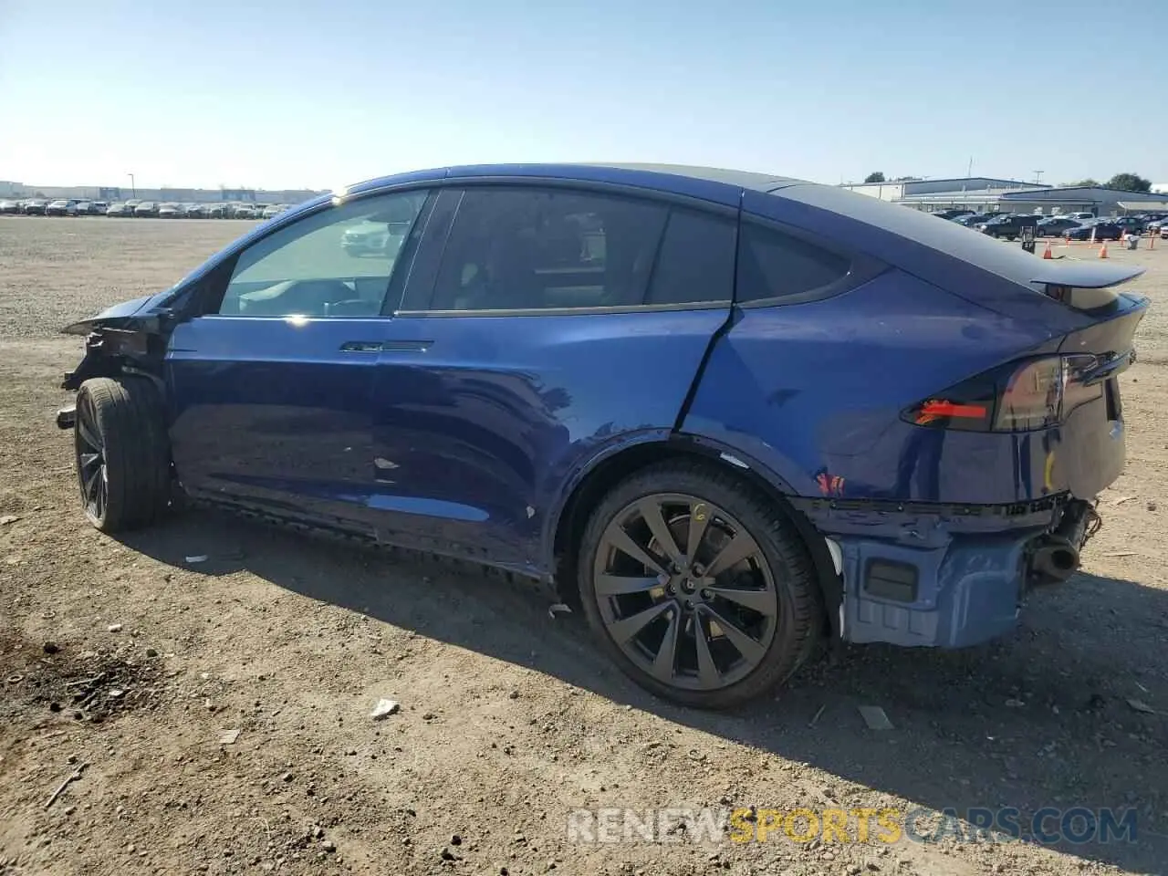 2 Photograph of a damaged car 7SAXCDE56NF337415 TESLA MODEL X 2022