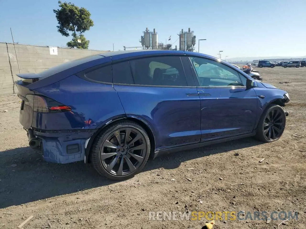 3 Photograph of a damaged car 7SAXCDE56NF337415 TESLA MODEL X 2022