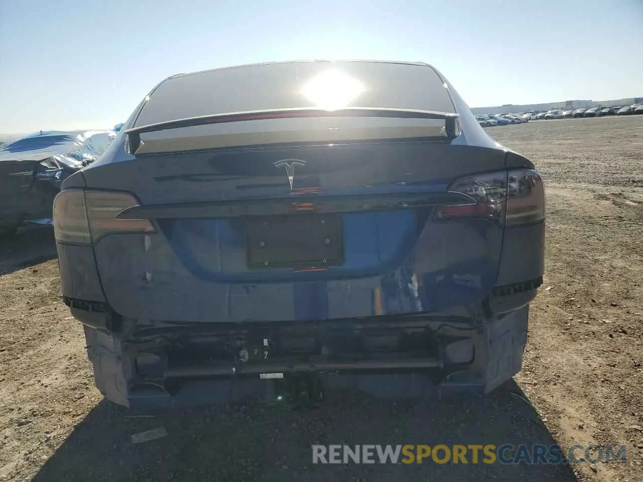 6 Photograph of a damaged car 7SAXCDE56NF337415 TESLA MODEL X 2022