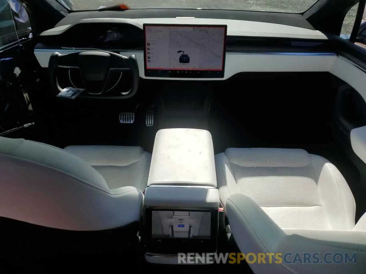 8 Photograph of a damaged car 7SAXCDE56NF337415 TESLA MODEL X 2022