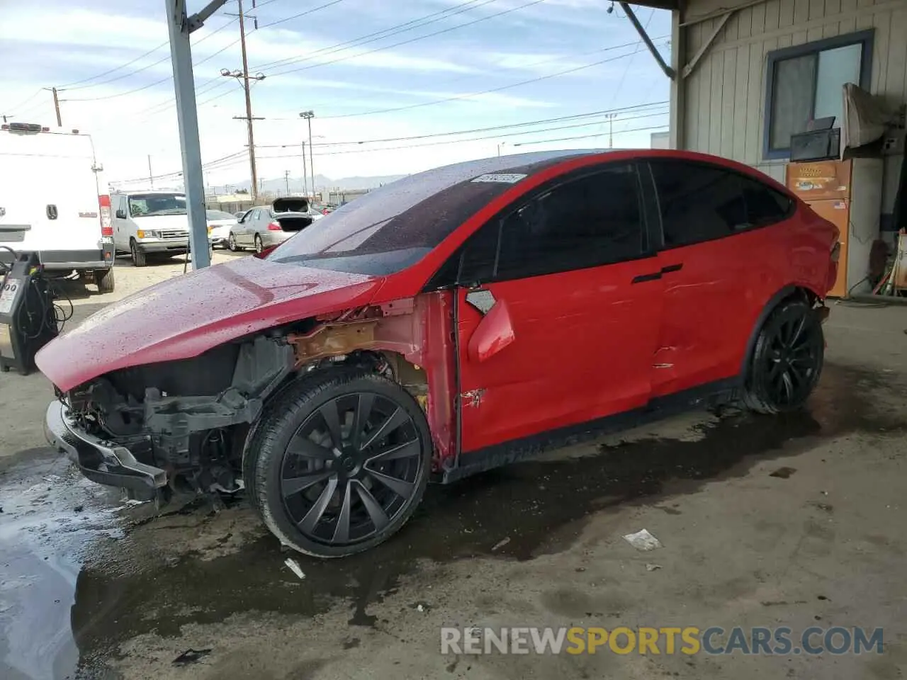 1 Photograph of a damaged car 7SAXCDE56NF337897 TESLA MODEL X 2022