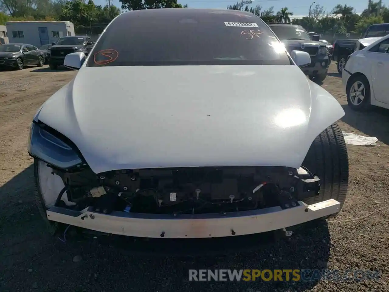 9 Photograph of a damaged car 7SAXCDE56NF341299 TESLA MODEL X 2022