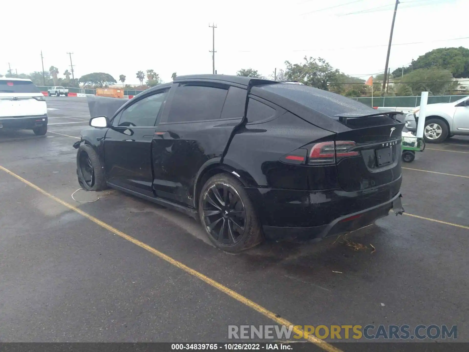 3 Photograph of a damaged car 7SAXCDE56NF344249 TESLA MODEL X 2022