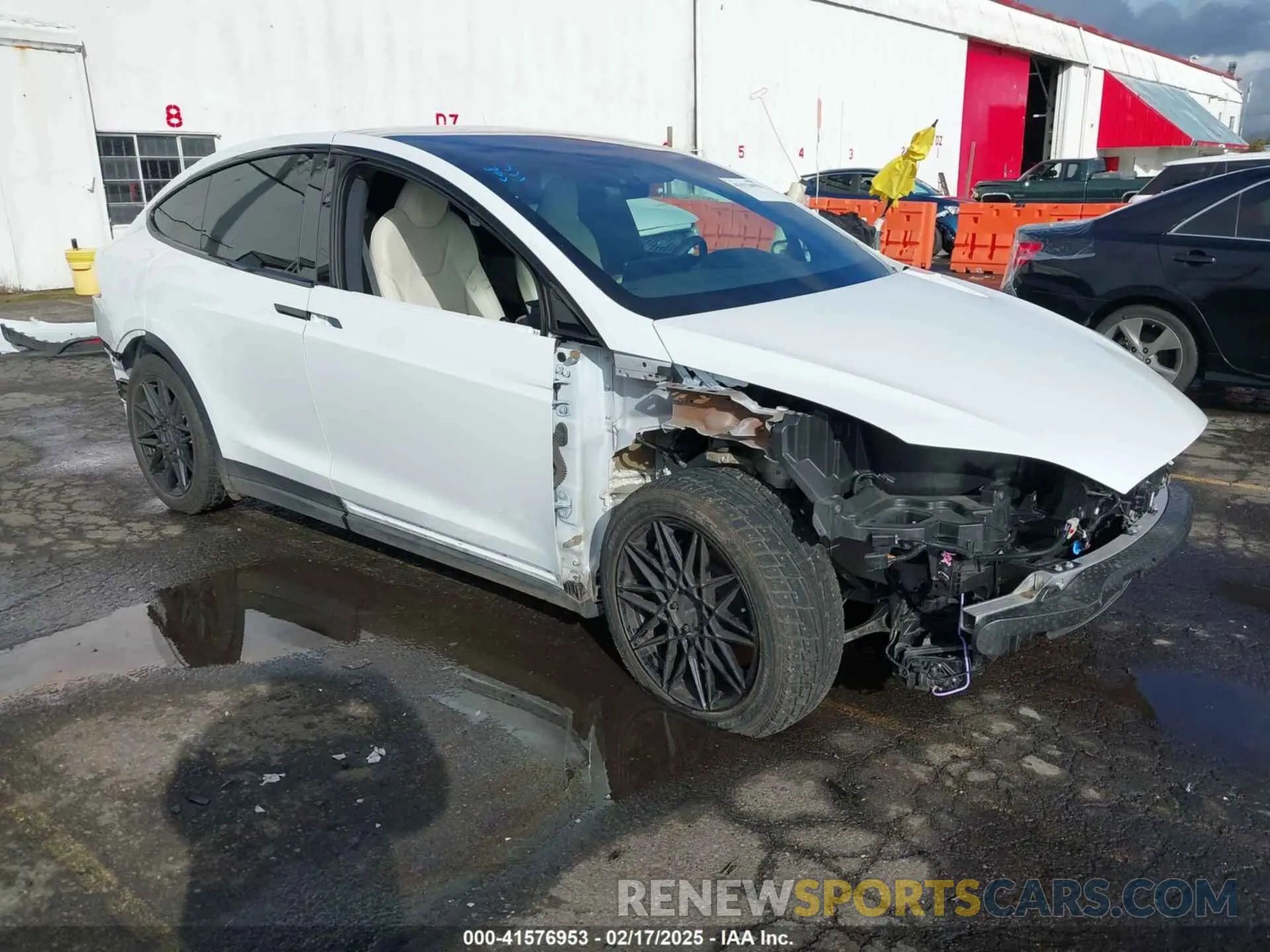 1 Photograph of a damaged car 7SAXCDE56NF360208 TESLA MODEL X 2022