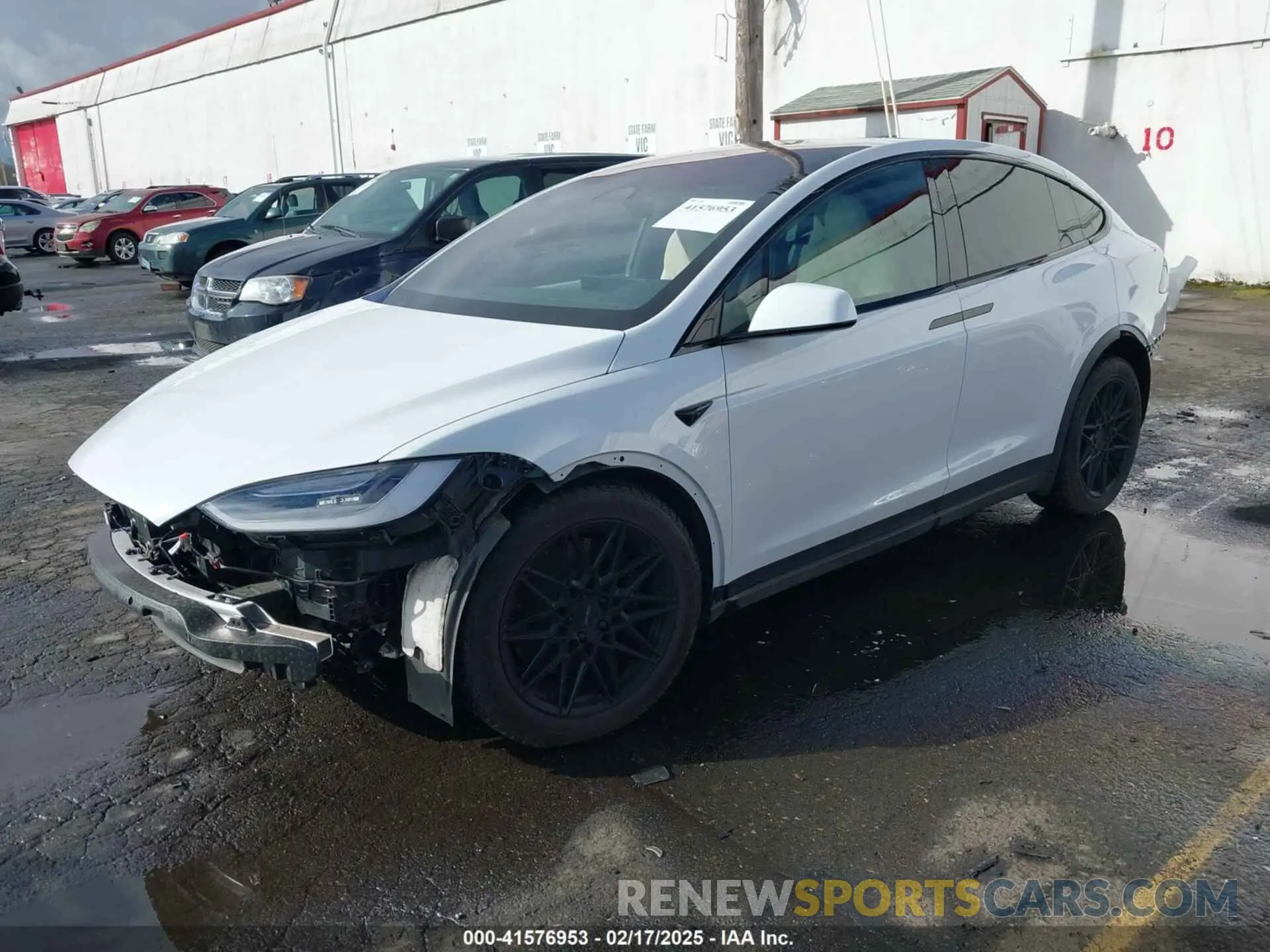 2 Photograph of a damaged car 7SAXCDE56NF360208 TESLA MODEL X 2022