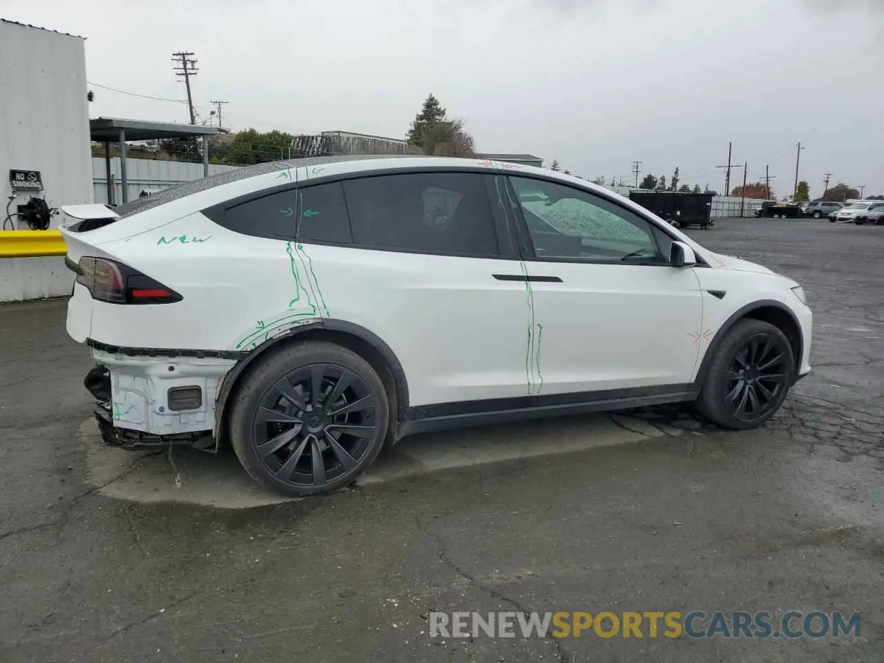 3 Photograph of a damaged car 7SAXCDE57NF338654 TESLA MODEL X 2022