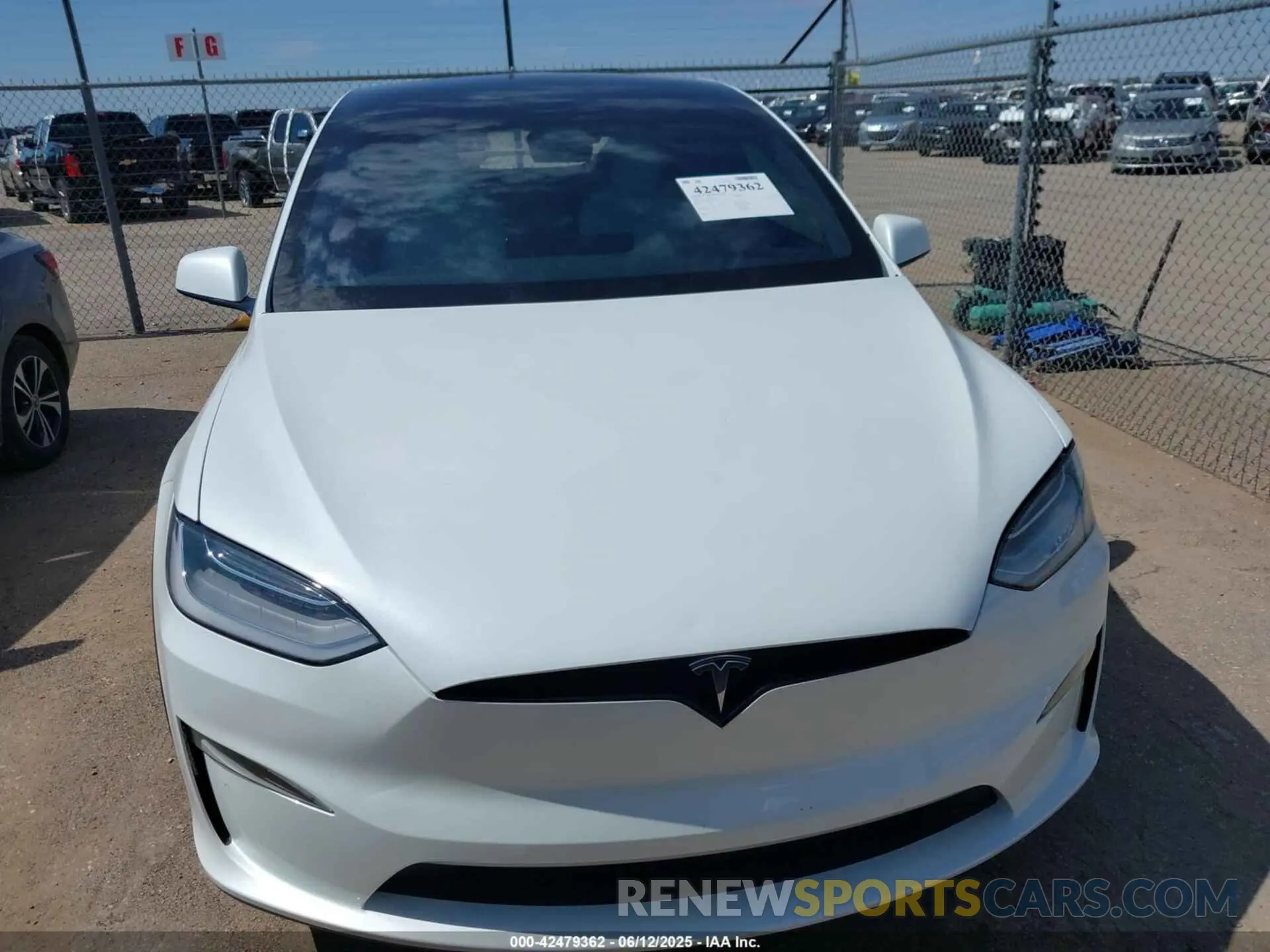 12 Photograph of a damaged car 7SAXCDE57NF340758 TESLA MODEL X 2022