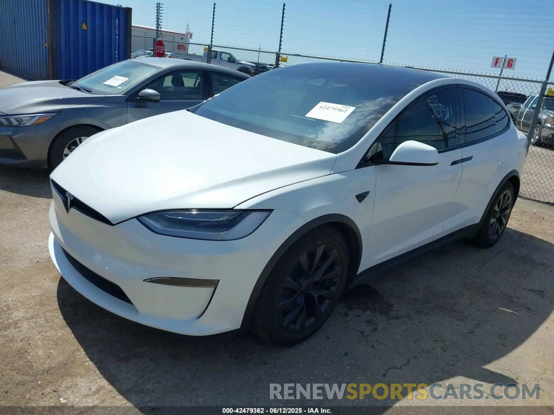 2 Photograph of a damaged car 7SAXCDE57NF340758 TESLA MODEL X 2022