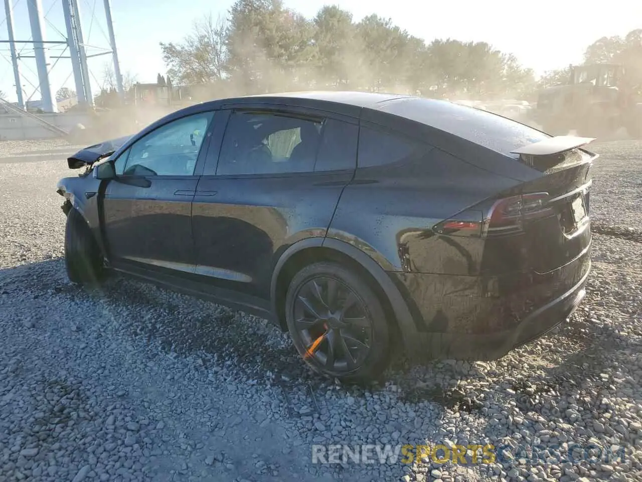 2 Photograph of a damaged car 7SAXCDE58NF339327 TESLA MODEL X 2022