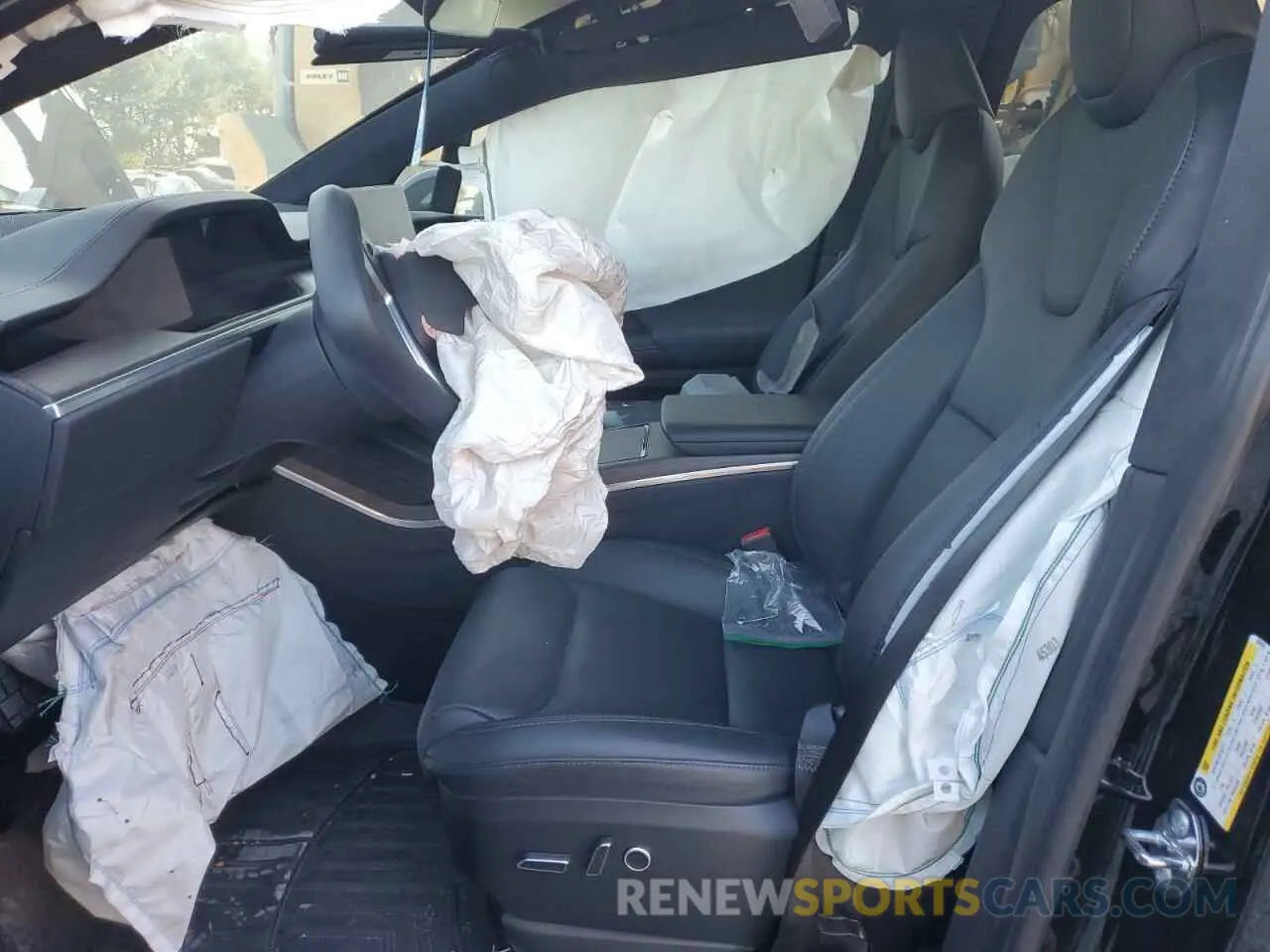 7 Photograph of a damaged car 7SAXCDE58NF339327 TESLA MODEL X 2022