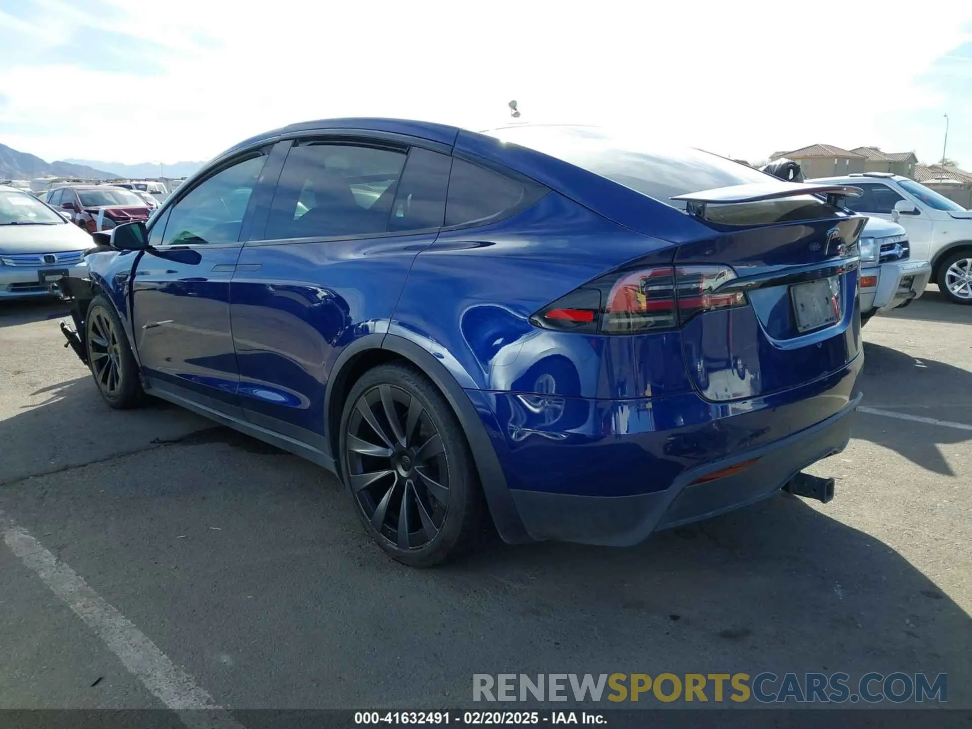 3 Photograph of a damaged car 7SAXCDE58NF341112 TESLA MODEL X 2022