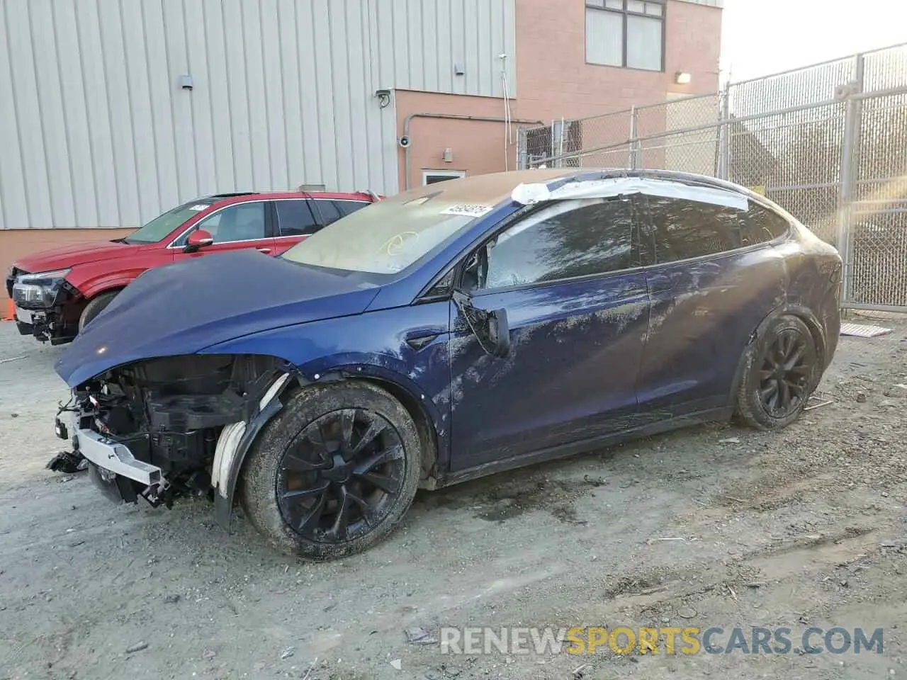 1 Photograph of a damaged car 7SAXCDE59NF358968 TESLA MODEL X 2022