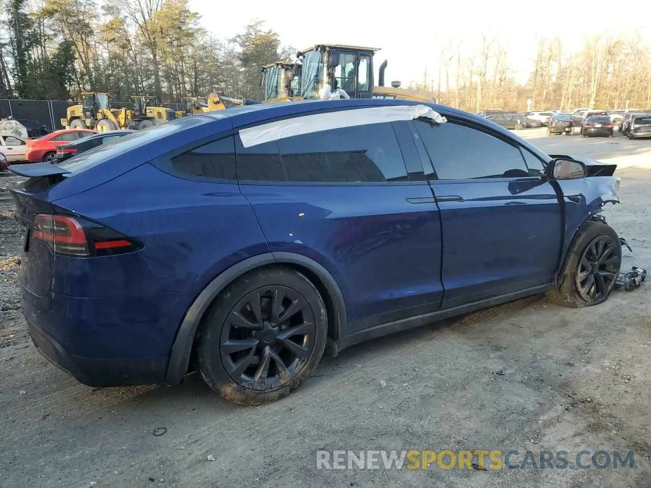 3 Photograph of a damaged car 7SAXCDE59NF358968 TESLA MODEL X 2022