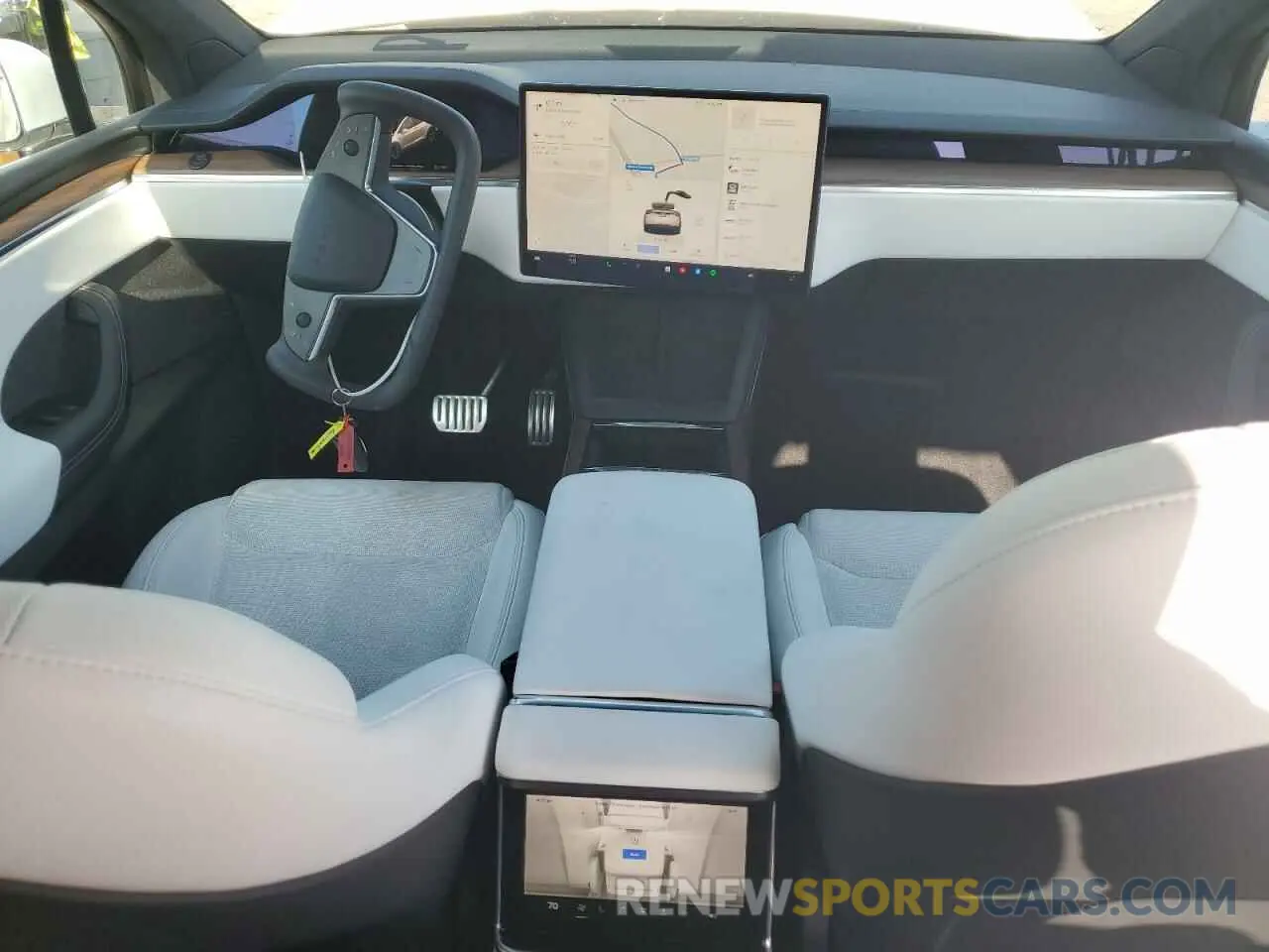 8 Photograph of a damaged car 7SAXCDE5XNF342519 TESLA MODEL X 2022