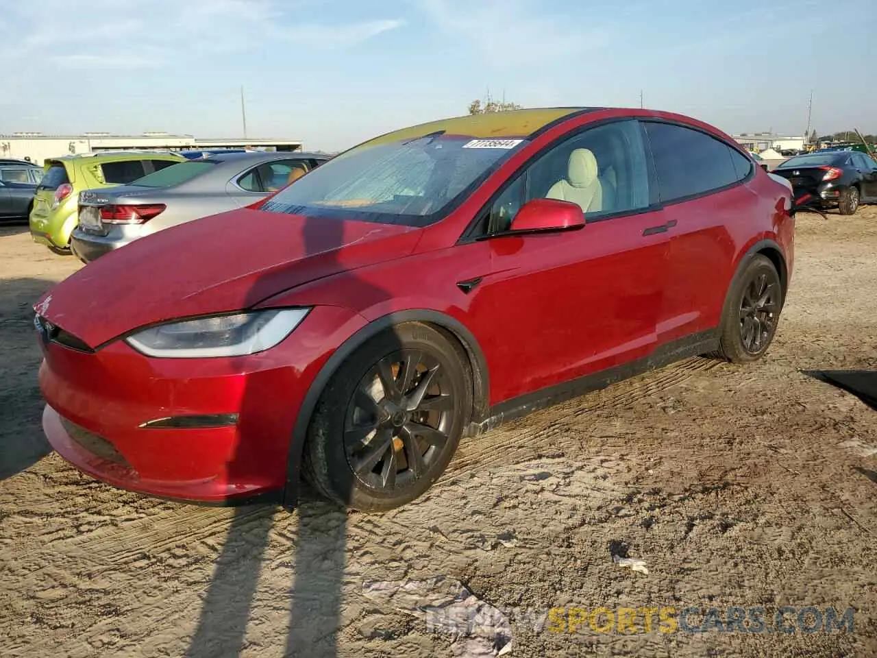 1 Photograph of a damaged car 7SAXCAE50PF402762 TESLA MODEL X 2023
