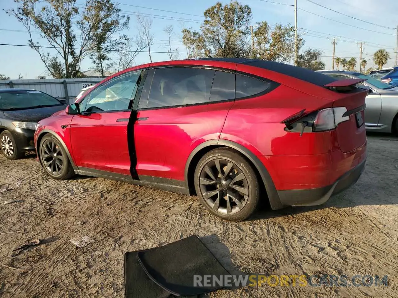 2 Photograph of a damaged car 7SAXCAE50PF402762 TESLA MODEL X 2023
