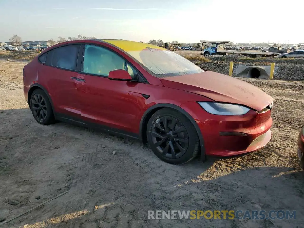 4 Photograph of a damaged car 7SAXCAE50PF402762 TESLA MODEL X 2023