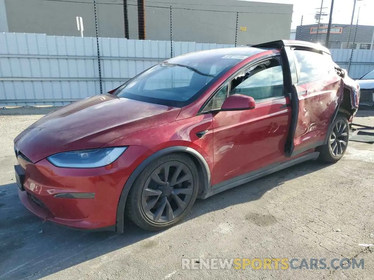 1 Photograph of a damaged car 7SAXCAE50PF423076 TESLA MODEL X 2023