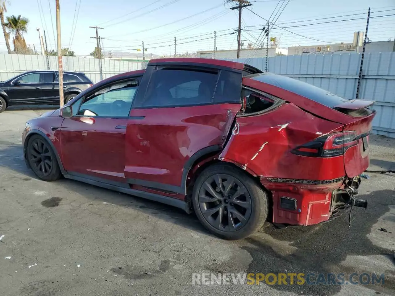 2 Photograph of a damaged car 7SAXCAE50PF423076 TESLA MODEL X 2023