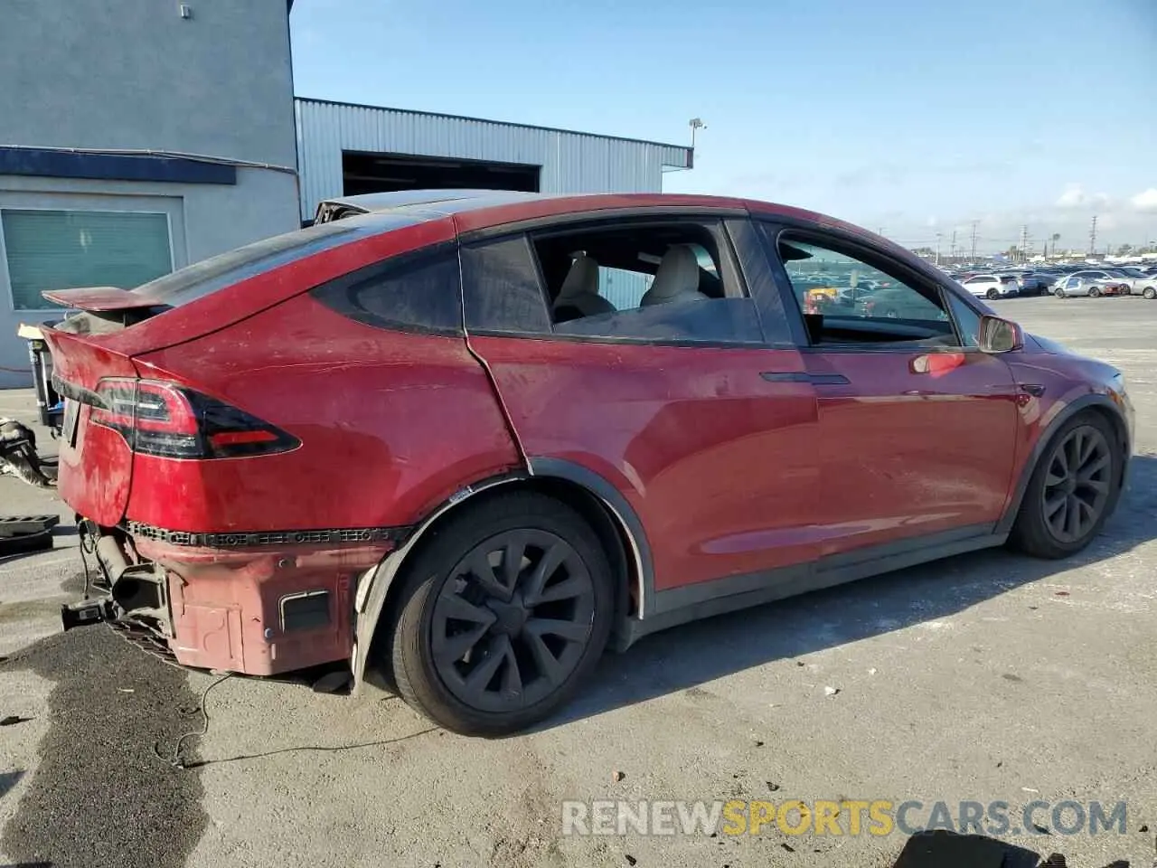 3 Photograph of a damaged car 7SAXCAE50PF423076 TESLA MODEL X 2023