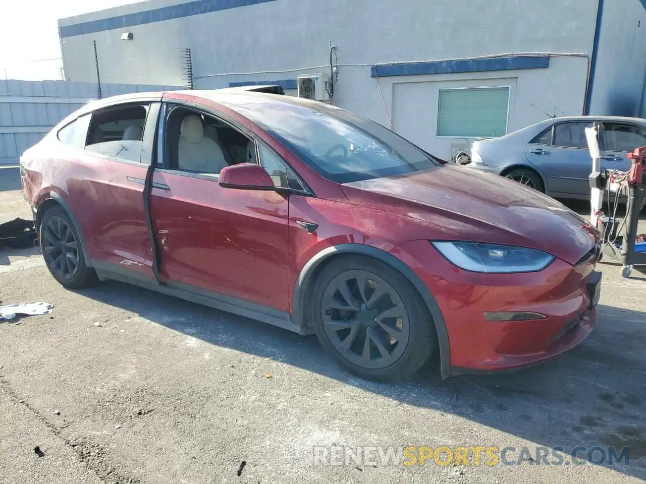 4 Photograph of a damaged car 7SAXCAE50PF423076 TESLA MODEL X 2023