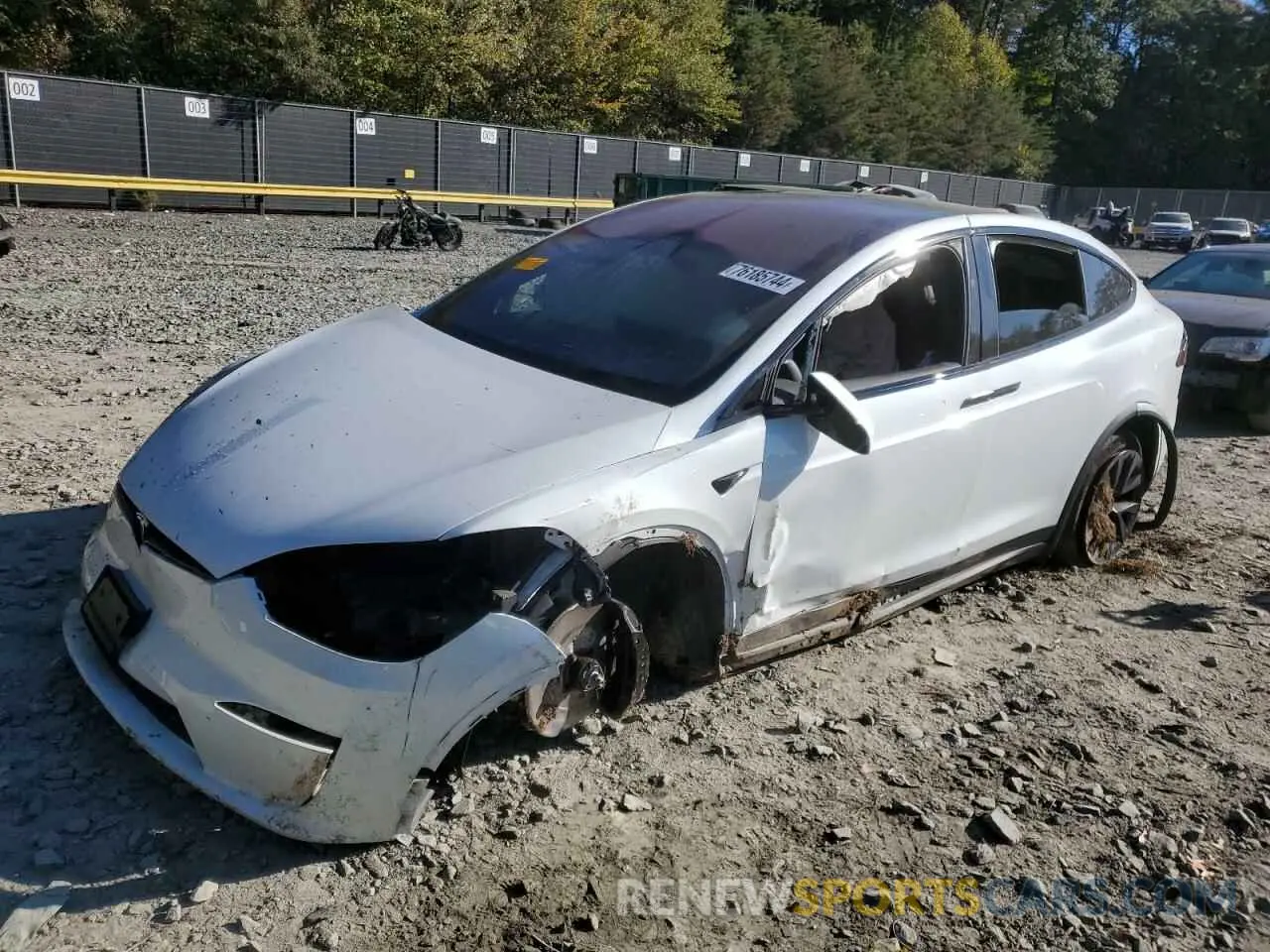1 Photograph of a damaged car 7SAXCAE51PF380433 TESLA MODEL X 2023